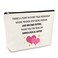 Christmas Best Friend Gift Makeup Bag Friendship Gift for Women Unbiological Sister Gift Cosmetic Bag Pouch Thanksgiving Birthday Gifts for Best Friend Bestie Soul Sister Gift Travel Toiletry Bag