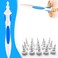 QGrips Earwax Removal-Spiral Ear Wax Removal Tool, Reusable Earwax Removal Kit Safe Ear Cleaner with 16 Pcs Soft and Flexible Replaceme i11