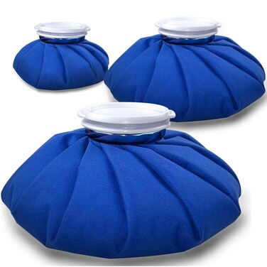 3 PCS Upgrade Ice Pack Injuries Reusable,11in &amp; 9in &amp; 6in Ice Bags Hot Water for Injuries, Soothe Pain and Stay Cool, Old School Style and Traditional Ice Packs, Versatile and Easy to Carry