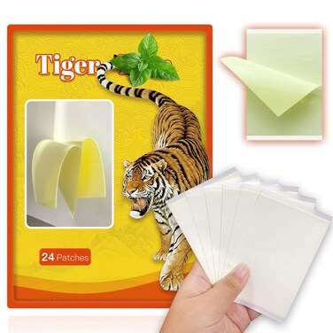 78Pcs/BoxTiger Patches/Patch Double Sided Back Patch Heat Patches Joints Patch Neck Shoulders Body Muscle Herbal Plaster Suitable for Men, Women, and The Elderly (78)