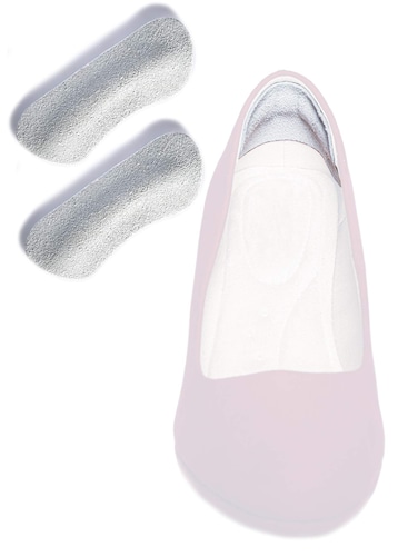 pedag Stop, German Engineered and Made, Vegetable Tanned Soft Suede Leather Heel Grips Pads, Prevents Blisters, Helps Shoes Fit Perfectly, 1 Pair