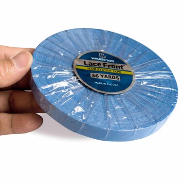 Lace Front Support Wig Tape Double Sided Waterproof Super Hold Adhesive for Wig Hair Extension Hair Pieces Lace Wigs Men's Toupee Beards Made in The USA Safe and Easy to Use (1/2" x 36 yds)