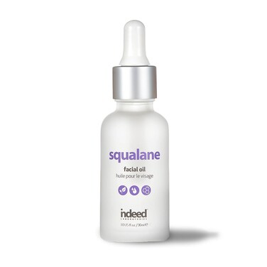 INDEED LABS Squalane Facial Oil, Lightweight, Non-Greasy, Natural Moisturizing Oil for Face and Body, 1.0 fl oz (30 ml)