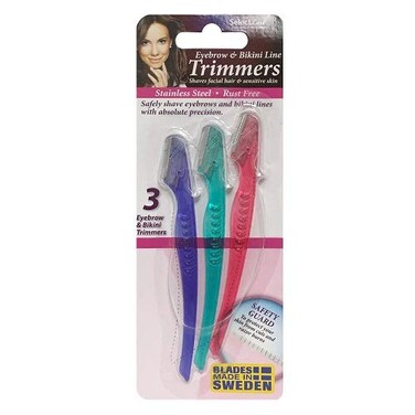 Dollaritem 807505 Wholesale S.L Eyebrow &amp; Bikini Line Trimmers 3Pc X