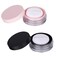 HLLMX 2 PCS Empty Loose Powder Container 10g Reusable Loose Powder Compact Case Make Compact Container DIY Makeup Powder Case with Sponge Powder PuffElasticated Net Sifter and Threaded Screw