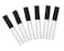6PCS 2ml/0.07oz Black Empty Plastic Eyeliner Bottle Container Refillable Vials Storage Sample Packing Tank Jars For Storing Double Eyelid False Eyelash Glue Latisse