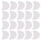 100PCS White Professional Eyeshadow Pads Stencils Mascara Eyelash Guard Protector Eyeshadow Patches Under Eye Pads for Eyelash Extensions Lip Eye Makeup Supplies