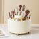 Creative Desktop Rotating Makeup brush organizer Plastic Makeup Household brush Lipstick case holdermakeup storage box