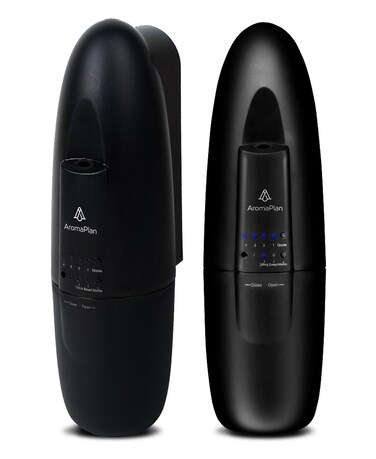 AROMAPLAN Portable Diffuser - 2 Pack - Up to 500 Sq. FT Coverage - Nanotechnology Plug in Oil Diffuser for Essential Oils -for Home and Office - Wall Silent &amp; Waterless Oil Diffuser (Black)