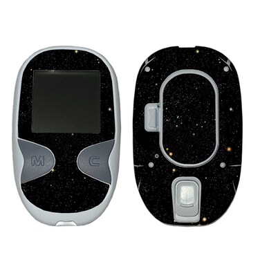 MightySkins Skin Compatible with Care Touch Glucose Meter - Deep Space   Protective, Durable, and Unique Vinyl Decal wrap Cover   Easy to Apply and Change Styles   Made in The USA