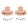 1Pair Arrivals Eyelash Stamps Tool, Lower Lash Stamp Tool, Extensions Natural Looking Bottom Lashes, DIY Lower Lashes False Eyelashes for Make up Beginner