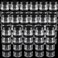 68 Pack 2 OZ Plastic Jars with Lids, Round Clear Slime Containers, Refillable Cosmetic Containers for Travel, Storage Lotion Cream Cosmetics Powders and Small Parts