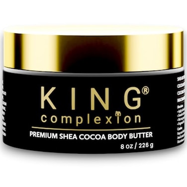 Shea Cocoa Premium Body Butter - Organic - Coconut Oil - Black Skincare - Body Moisturizer - Ultra Hydration - Massage Butter - Light Cocoa Smell - Gives Skin It's Natural Glow (8 oz)