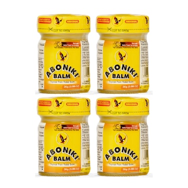 Aboniki Balm (Original Strength (4 Glass Jars))