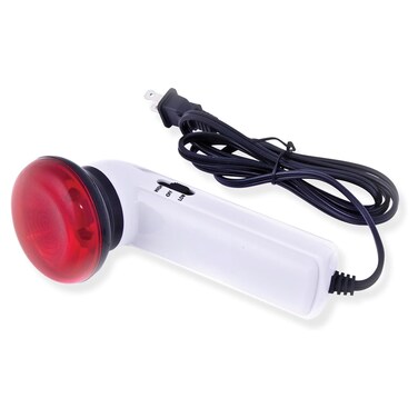 Portable Red Light Therapy Infrared Heating Wand by Infarex, Handheld Heating Lamp with Replacement Red Light Bulb, Provides Targeted Relief for Muscle Pain and Increased Blood Circulation