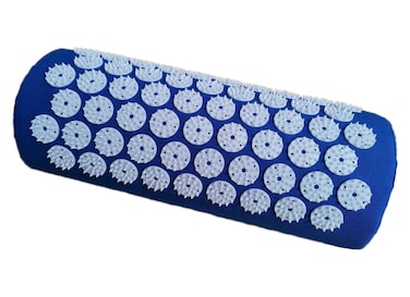 Acupressure Pillow Acupuncture Massager for Neck Back Head Pain Relief, Massage Body Relieves Muscle Stress Relaxation, Blue