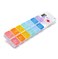 Weekly Pill Cases Organizers with Timer Reminder Pill Organizer 2 Times a Day Detachable Pill Box 7 Days AM PM Pill Container
