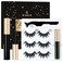 Magnetic Eyelashes with Eyeliner - Magnetic Eyeliner and Lashes Kit, 5D Faux Mink Lashes,Eyelashes Long Reusable False Lashes (3 Pairs)