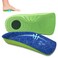 Flat Feet Insoles, QBK 3/4 Length Orthotic Inserts Improve Plantar Fasciitis, Heel Spurs, Achilles Tendonitis, Bunions, Back Pain for Men&amp;Women Thin Insoles L L:men9-10.5/Women10.5-12
