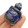 1 Pcs Black Labradorite Tortoise Crystals and Healing Stones, 1.5" Hand Carved Animal Collectible Sculpture Fengshui Healing Crystal