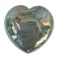 1 Pcs Natural India Agate Palm Worry Carved Heart Love Stone,1.57 inchs Crystals and Healing Stones