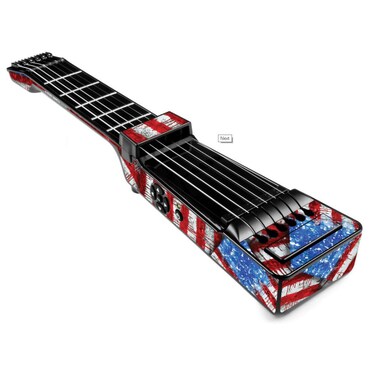 MightySkins Skin Compatible with Jamstik+ Portable SmartGuitar - Flag Drips   Protective, Durable, and Unique Vinyl Decal wrap Cover   Easy to Apply, Remove, and Change Styles   Made in The USA