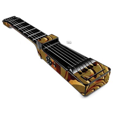 MightySkins Skin Compatible with Jamstik+ Portable SmartGuitar - Mosaic Gold   Protective, Durable, and Unique Vinyl Decal wrap Cover   Easy to Apply, Remove, and Change Styles   Made in The USA