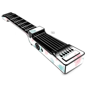MightySkins Skin Compatible with Jamstik+ Portable SmartGuitar - Paper Flowers   Protective, Durable, and Unique Vinyl Decal wrap Cover   Easy to Apply, Remove, and Change Styles   Made in The USA