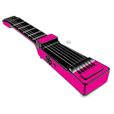 MightySkins Skin Compatible With Jamstik+ Portable SmartGuitar - Solid Hot Pink   Protective, Durable, and Unique Vinyl Decal wrap cover   Easy To Apply, Remove, and Change Styles   Made in the USA