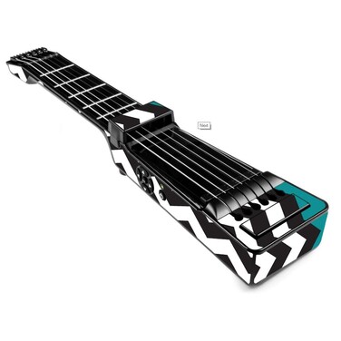 MightySkins Skin Compatible with Jamstik+ Portable SmartGuitar - Teal Chevron   Protective, Durable, and Unique Vinyl Decal wrap Cover   Easy to Apply, Remove, and Change Styles   Made in The USA