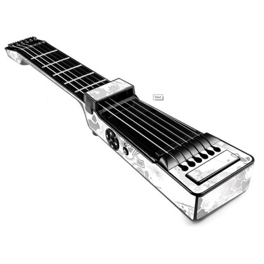 MightySkins Skin Compatible with Jamstik+ Portable SmartGuitar - Viper Snow   Protective, Durable, and Unique Vinyl Decal wrap Cover   Easy to Apply, Remove, and Change Styles   Made in The USA