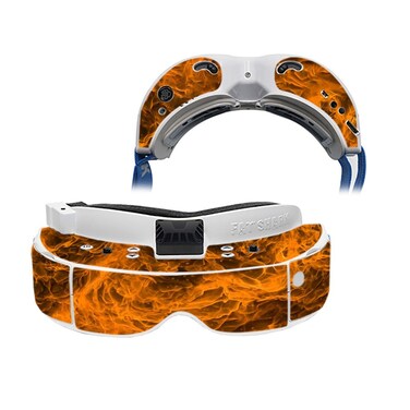 MightySkins Skin Compatible With Fat Shark Dominator V3 - Burning Up   Protective, Durable, and Unique Vinyl Decal wrap cover   Easy To Apply, Remove, and Change Styles   Made in the USA
