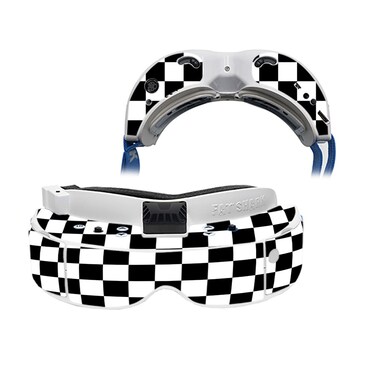 MightySkins Skin Compatible with Fat Shark Dominator V3 - Check   Protective, Durable, and Unique Vinyl Decal wrap Cover   Easy to Apply, Remove, and Change Styles   Made in The USA
