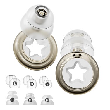 Sleep Noise Cancelling Earplugs,Noise Hearing Protection,-26dB,Reusable, Washable,for Swimming,Sleeping,Working,Concentrating,Snoring,Travel Gift,Black