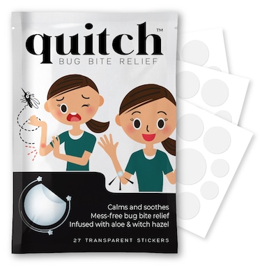 quitch Bug Bite Itch Relief Patch Kids, Summer Travel Essentials for Kids, Mosquito Bug Bite Thing Alternate Summer Camp Essentials Itch Relief for Kids, Baby hydrocortisone Alternative, FSA Eligible
