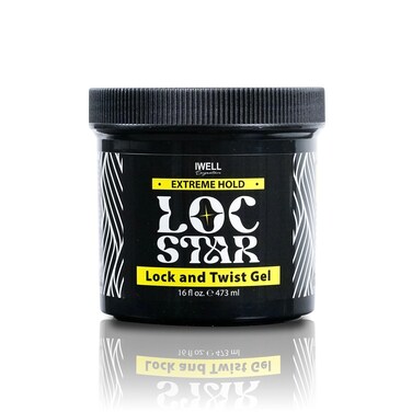 Loc Star Lock &amp; Twist Gel   Extreme Hold   Smooths &amp; Tames Frizz   No Heavy Residue   Long-Lasting   Paraben-free   16 fl oz