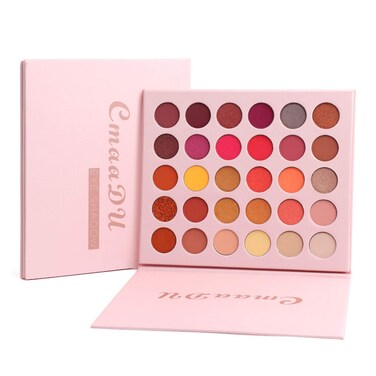 Eye Makeup Palette, Eyeshadow Palette Colorful, 30 Colors Shimmer Smokey Matte Metallic Warm Blendable High Pigmented Eyeshadow Palette, Long Lasting Waterproof Makeup Palette, Less Fallout