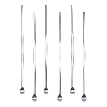 6pcs Stainless Steel Ear Pick Metal Ear Spoon Ear Cleaner Tool Earwax Removal Kit