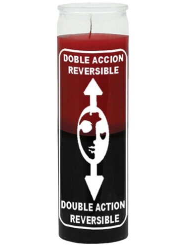 Reversible Red/Black Candle - Silkscreen 2 Color 7 Day