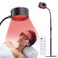 Red Light Therapy for Face, Infrared Light Therapy for Body, 660nm Red Light and 850nm Near-Infrared Light Combo, 2 in 1 Retractable Stand Red Light Therapy Lamp for Skin Care, Pain Relief