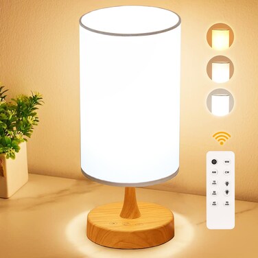 Light Therapy Lamp, 10000 Lux Daylight Lamp with 3 Color Temperatures, Adjustable Brightness, Timer &amp; Memory Function, Sunlight Lamp with Remote Control(Grain Base White Shade)