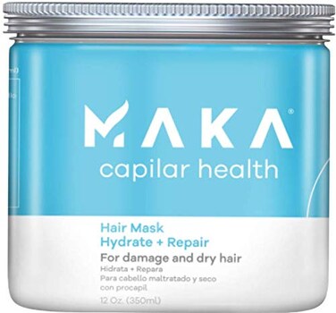 Maka Capillary Health Moisturizing Hair Mask for Repairing Damaged and Dry Hair, 12 Fl oz.