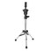 Mannequin Head To Practice Hairstyles Braiding,Mannequin Head Holder Tripod Stand, Adjustable Professional Plastic Wig Display Wig Hair Hat Stand Hair Holder Dummy Head(White)