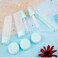11 Pcs/Set Travel Bottles Kit, 1-2oz TSA Approved Bottle Containers Leak Proof Silicone Squeezable Toiletry Set, Clear PET Flight Size Cosmetic for Shampoo Lotion