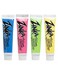 Zinka Colored Sunblock Zinc Waterproof Nosecoat 4 Pack Bundle .6oz Tube - Blue/Pink/Green/Yellow