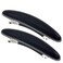 Camila Paris CP2882/2 French Hair Barrette Clip for Girls, Black Small 2.25 inch Set of 2 Strong Hold Grip Hair Clips for Women, No Slip and Durable Styling Girls Hair Accessories, Made in France