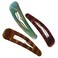 Camila Paris CP2931 French Hair Barrettes Clips, Snap Hair Slides Clic Clac for Women, Styling Girls Side Slide-in Metal Snap Pin Hair Accessories for Women. Strong Hold, No Slip Grip, Made in France