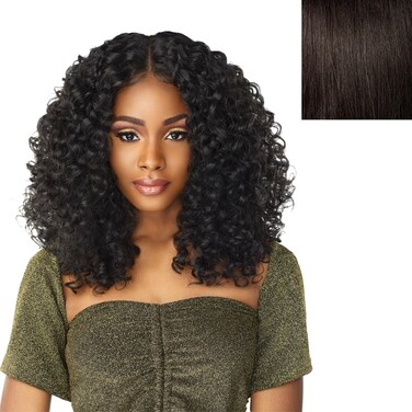 Sensationnel Butta lace wigs - unit 5 extra wide 5 inch deep parting synthetic preplucked hairline glueless lacefront (2 DARKBROWN)