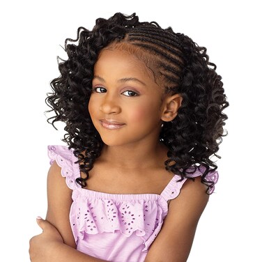 Sensationnel Crochet Braids Lulu Mini Fully Folded 2X Deep Wave 10" (1-pack, 2)
