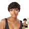 Sensationnel Empire human hair wig - britta celebrity inspired collections pre-styled salon cut hair (2 DARKBROWN)